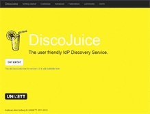 Tablet Screenshot of discojuice.org
